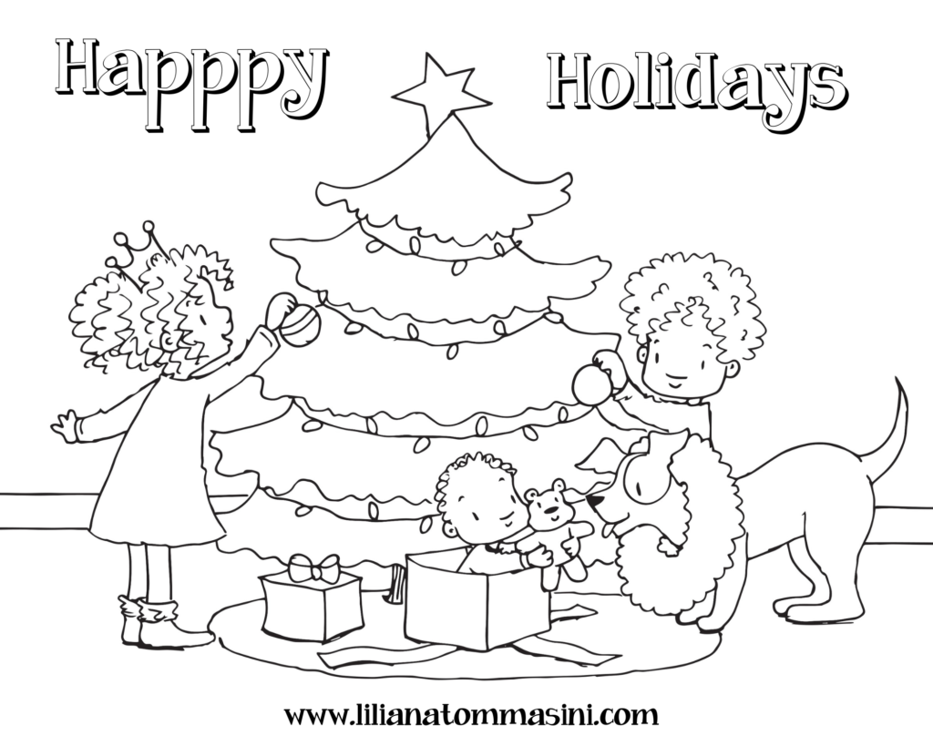 Happy-Holidays-Colouring-Page