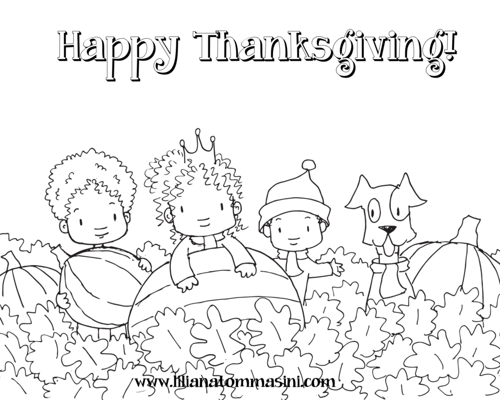 Happy-Thanksgiving- Colouring-page